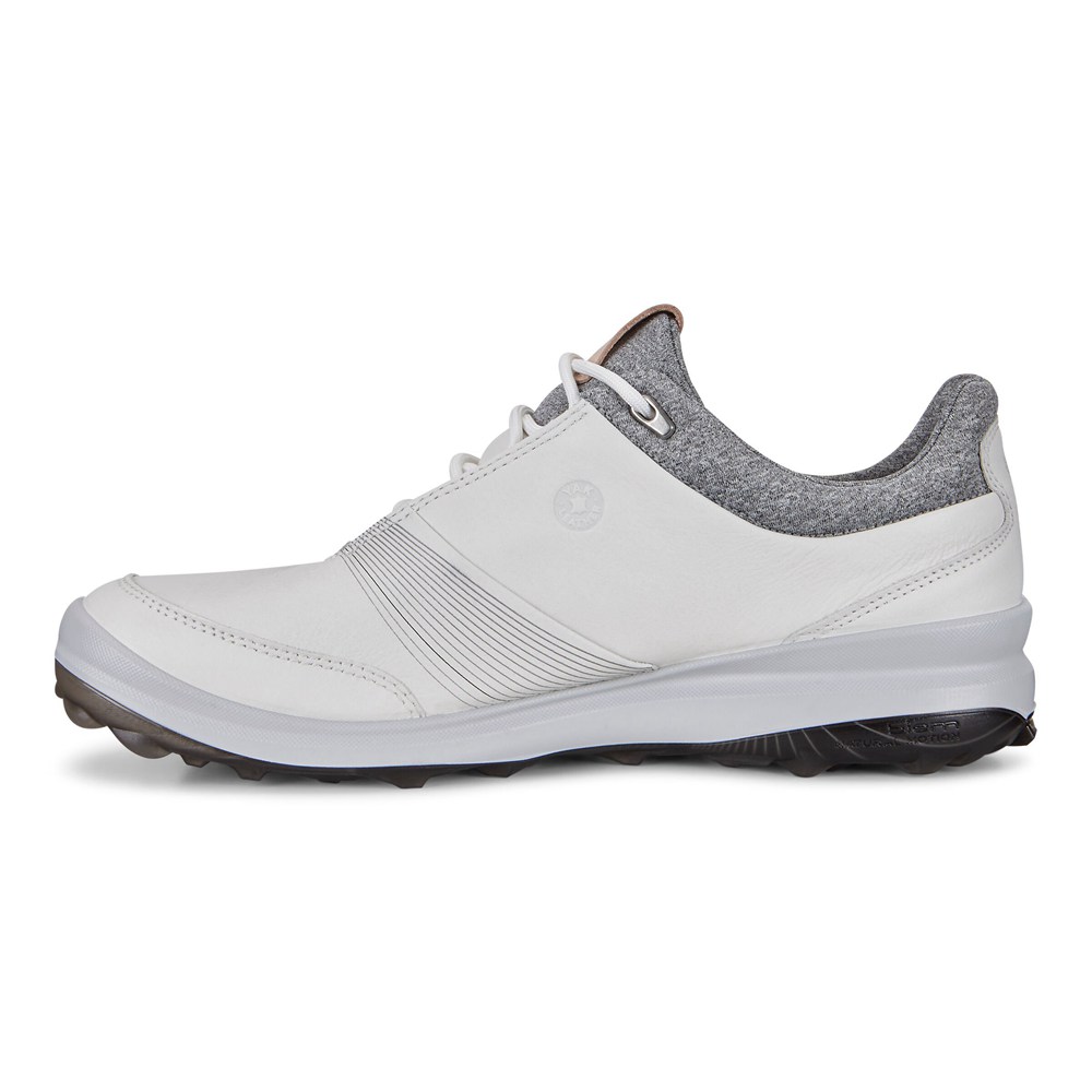 ECCO Womens Golf Shoes White - Biom Hybrid 3 Gtx - OYP-941835